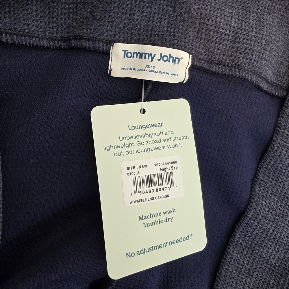 NWT Tommy John Zen Waffle Long Line Cardigan Size Small - Picture 6 of 14